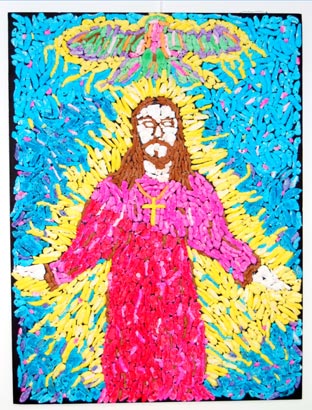 Jesus made of peeps