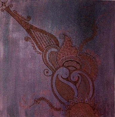 Birth of Jesus (mendhi)