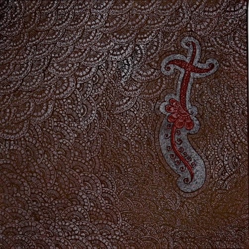 Bleeding woman (mehndi)