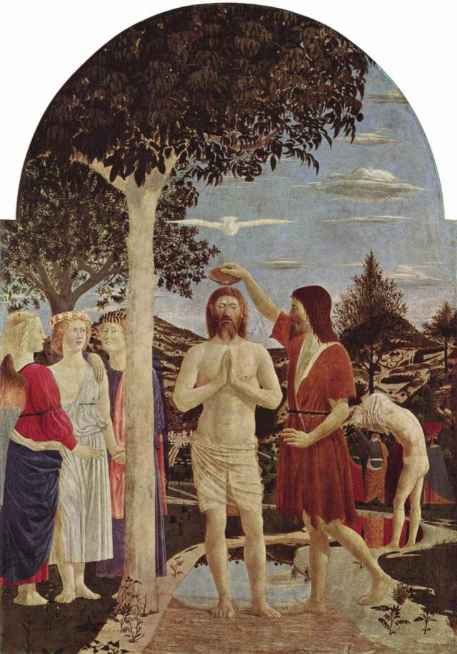 Baptism of Christ by Piero della Francesca