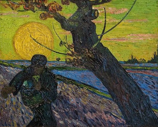 Sower with Setting Sun by Vincent van Gogh