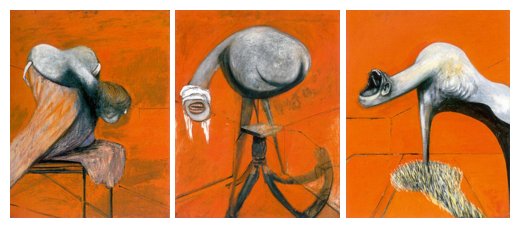 Francis Bacon, crucifixion figures