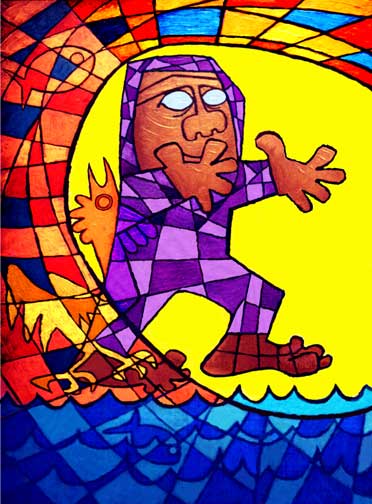 Peter walks on water