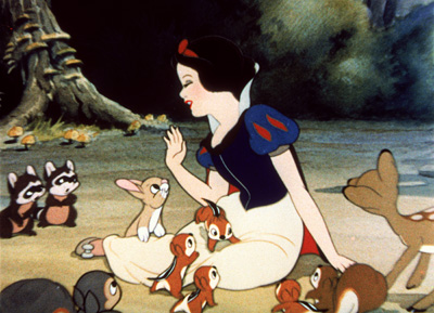 Snow White with animals