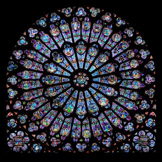 Rose window_Notre Dame North rose window of Notre Dame