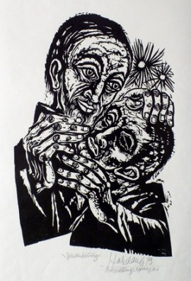 Healing of the Blind_Walter Habdank Jesus heals the blind man