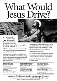 What Would Jesus Drive campaign ad