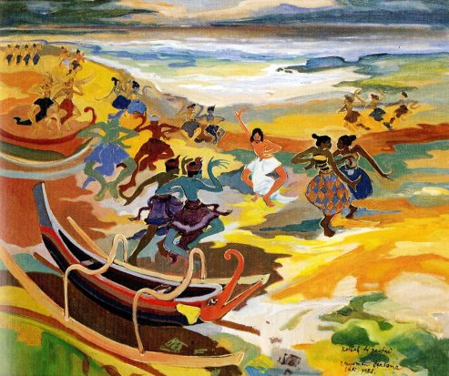 Jesus dancing the Sermon on the Mount