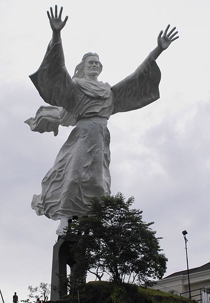 Jesus statue in Indonesia