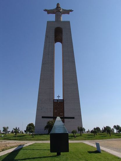 Jesus statue in Portugal