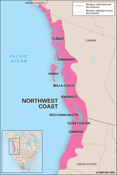 Northwest Coast map