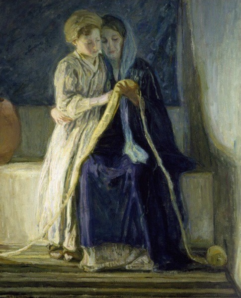 Jesus with his mother