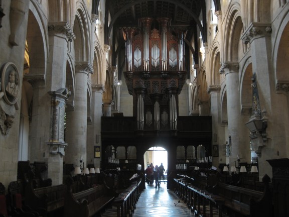 Christ Church Cathedral interior, west end