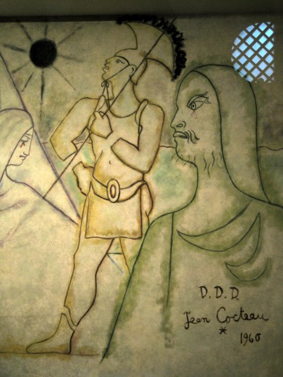 Cocteau crucifixion mural (detail)