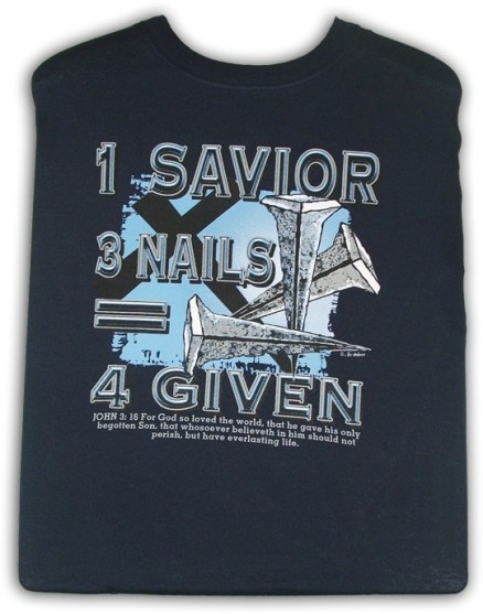 1 Savior + 3 Nails = 4 Given