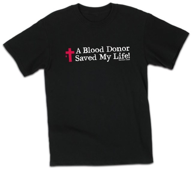 Jesus, blood donor