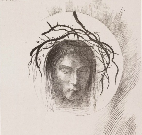 Head of Christ by Odilon Redon