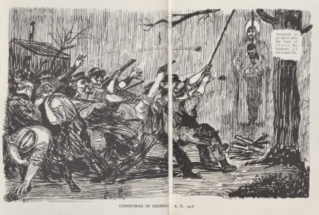 "Christmas in Georgia, A.D., 1916," by Lorenzo Harris. Originally published in The Crisis, December 1916, pp. 78-79.