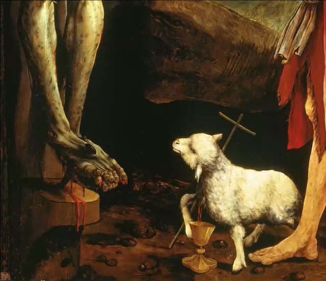 Grunewald's Crucifixion (Lamb of God)