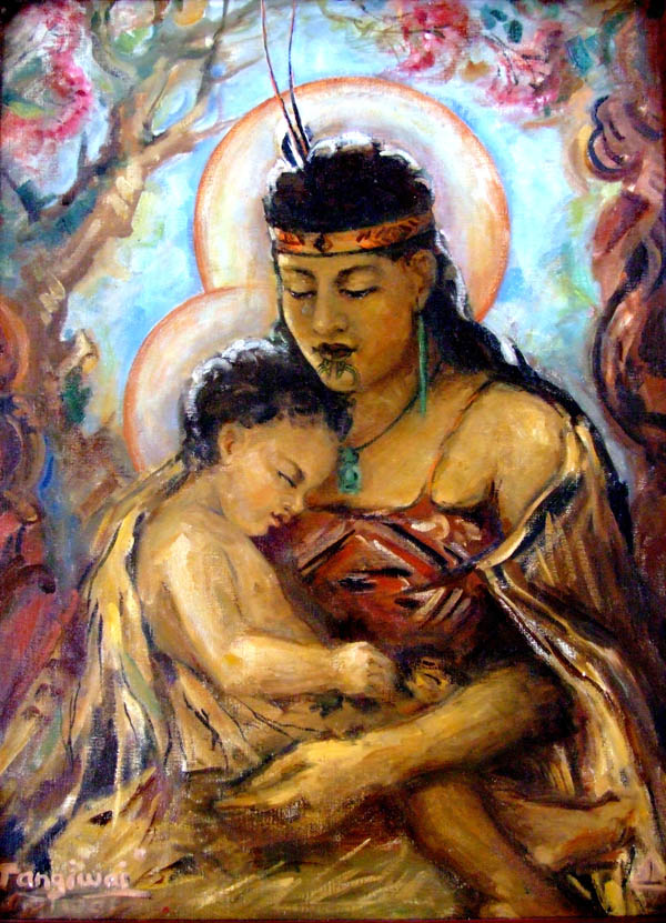 Maori Madonna and Child