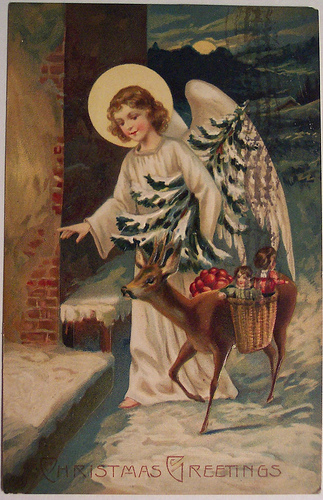 Christkind at the door