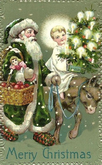 Christkindl and Santa