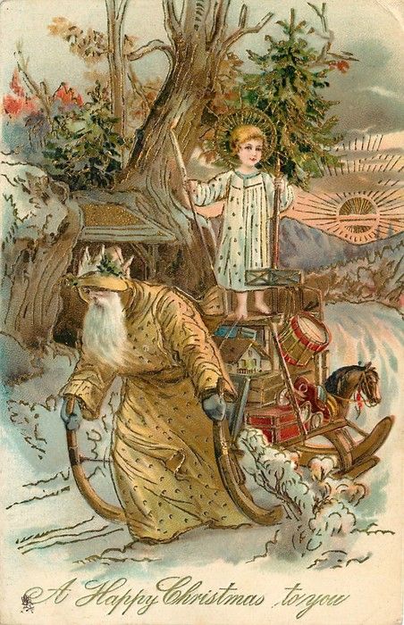 Christkindl and Santa