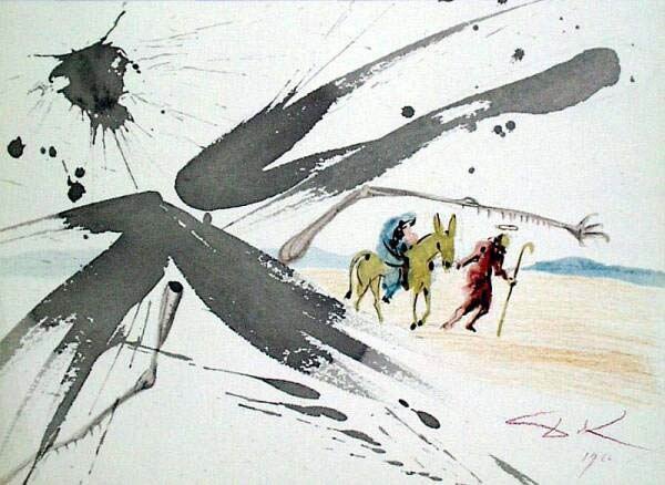 Flight to Egypt (Dali)