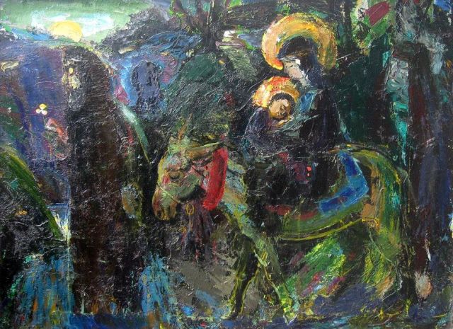 Flight to Egypt by David Popiashvili